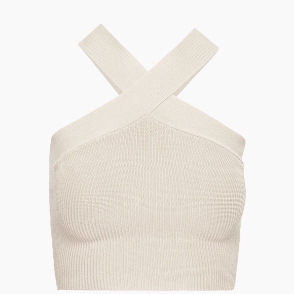 Babaton Criss-cross Tank Cropped - Picture 1 of 4